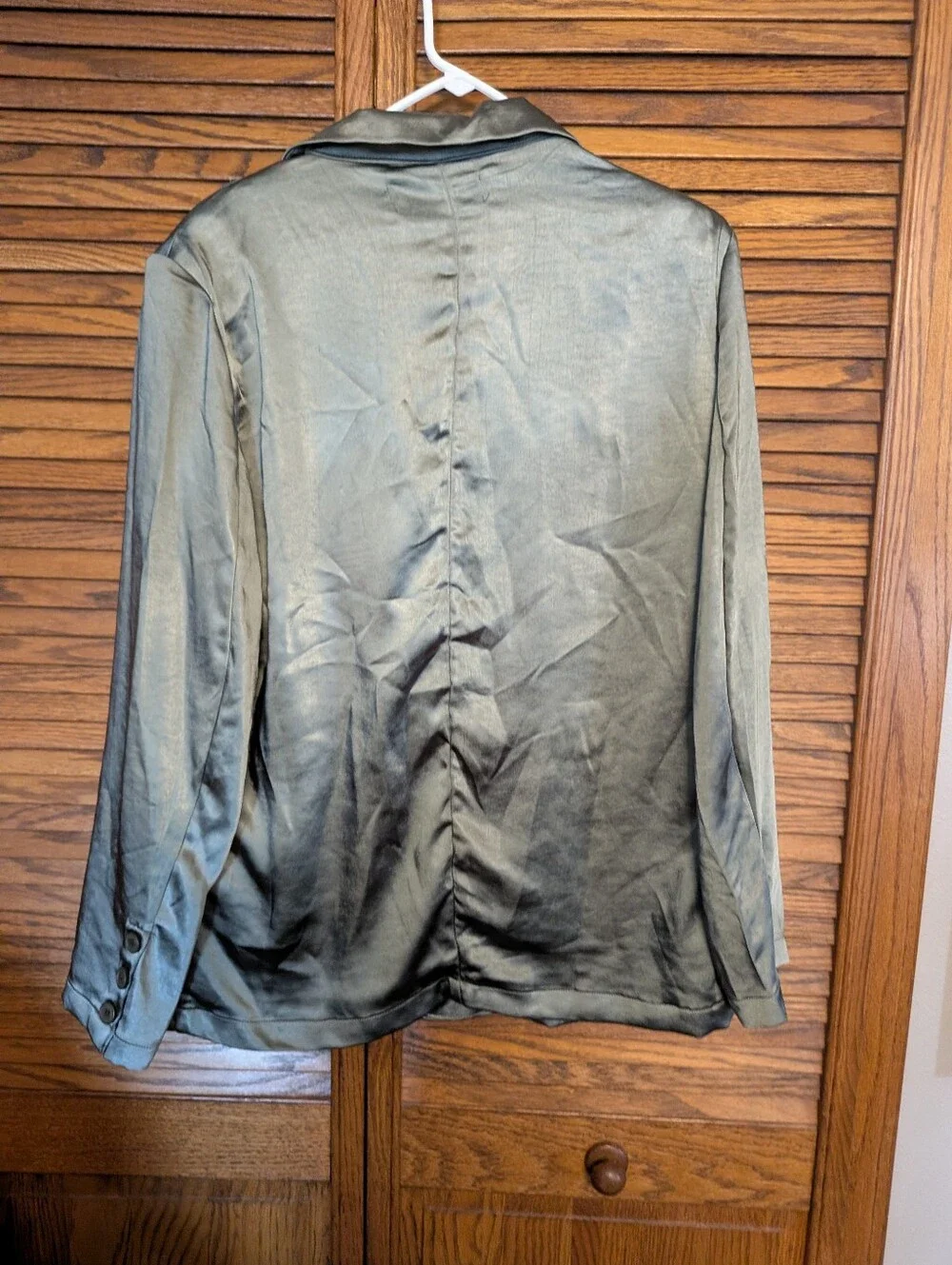Vintage Havana Silky Sage Green Blazer Women's Size Large